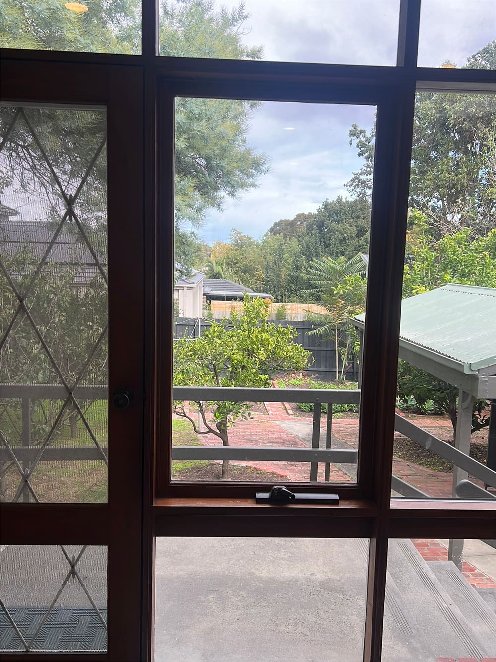 Window that could not be opened, found during a pre-purchase inspection in Camberwell